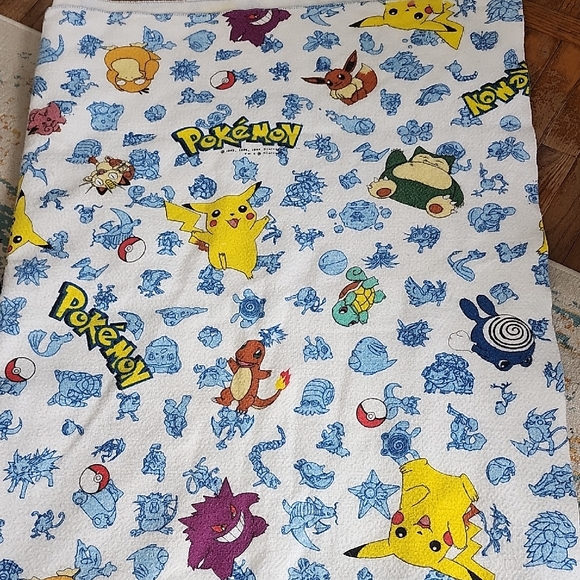 Nintendo Other - 1990's Nintendo Pokemon Pikachu And Friends Blanket Bedding